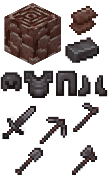 Minecraft 1.16 Незеритовая броня