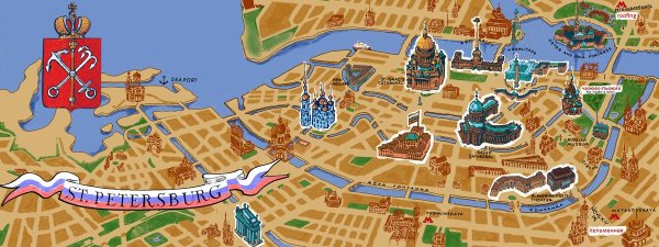 Детская карта Петербурга
