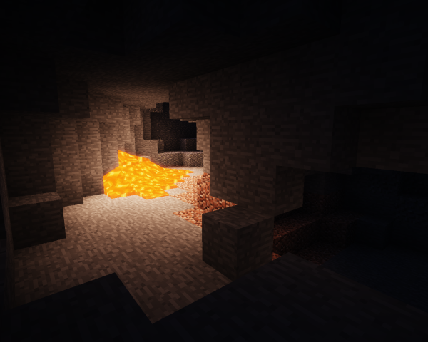 Minecraft шахта шейдеры