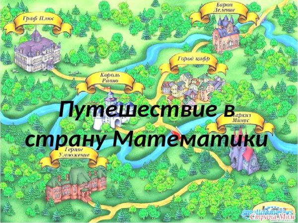 Путешествие по стране математики