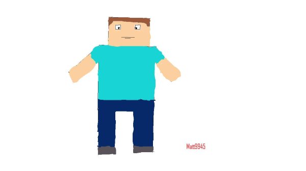 Нарисовать Стива из МАЙНКРАФТА