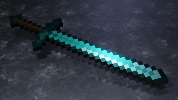 Изумрудный меч в Minecraft