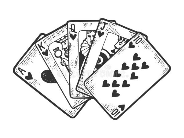 Игральные карты эскиз