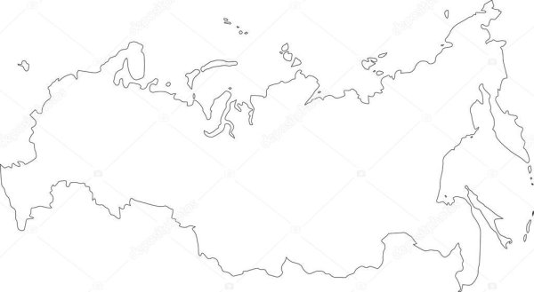 Контур границ России