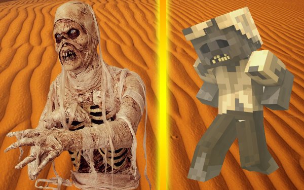 Кадавр Minecraft в реальной жизни