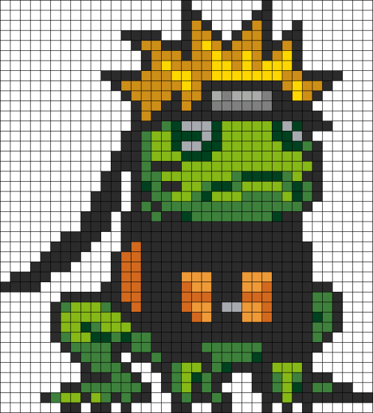 Наруто Pixel Art