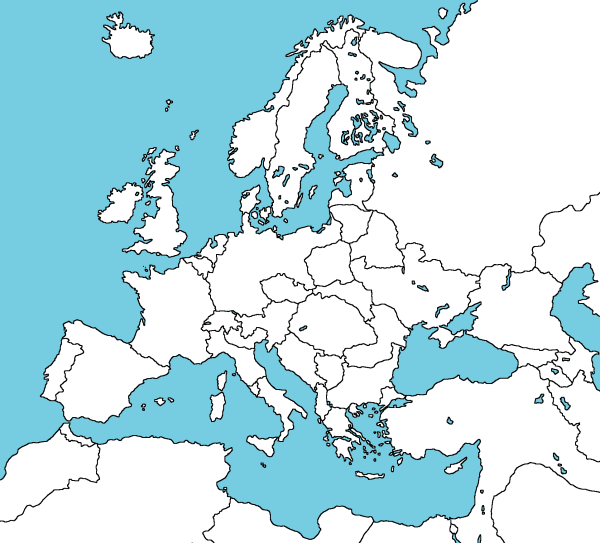 Рисунки политическая карта европы (46 фото)