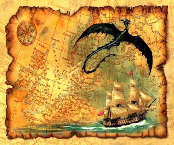 Карта сокровищ Пиратская