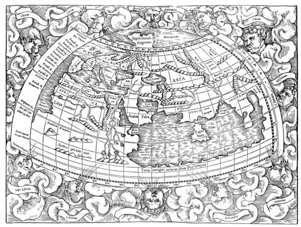 Распечатку карта мира Птолемея