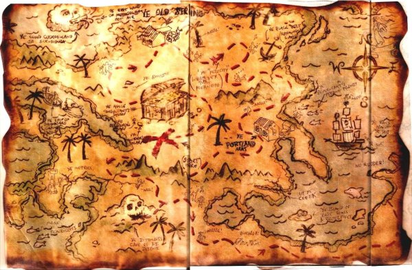 Карта сокровищ капитана Флинта