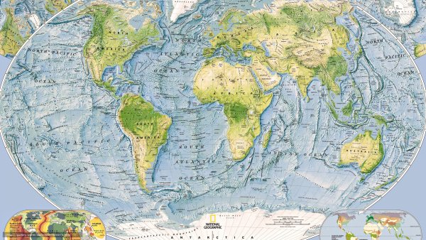 Атлас география физическая карта мира приблизить