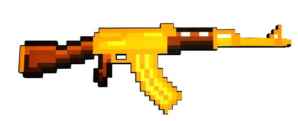 Пиксельный автомат ak47