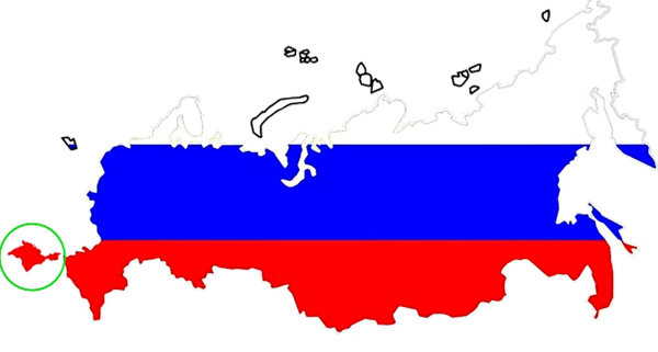 Политическая карта РФ после присоединения Крыма