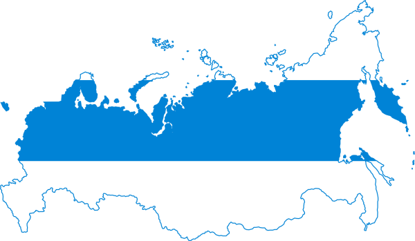 Бело сине белый России