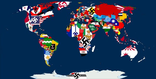 Альтернативная карта мира победа Германии