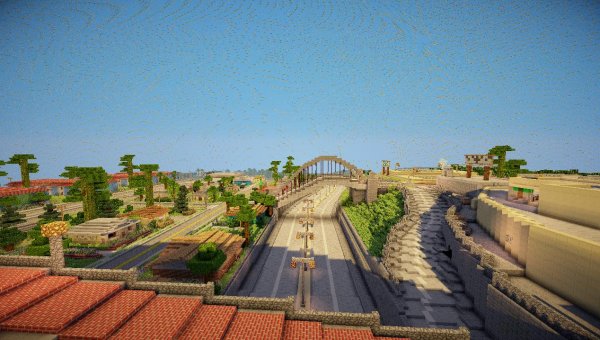 GTA 5 город майнкрафт