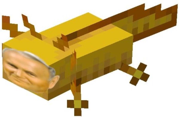Аксолотль из МАЙНКРАФТА