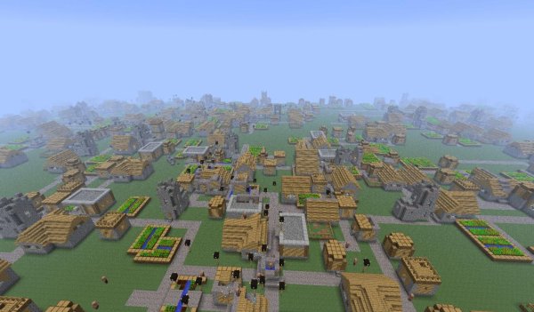 Деревня NPC Minecraft