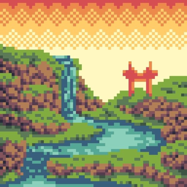 Пиксель арты 32x32 сложные