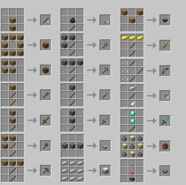 Крафты для МАЙНКРАФТА 1.16.5
