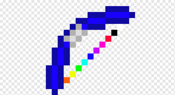 Лук из МАЙНКРАФТА раскраска