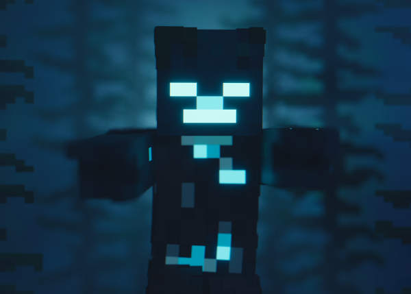 Minecraft Art утопленник