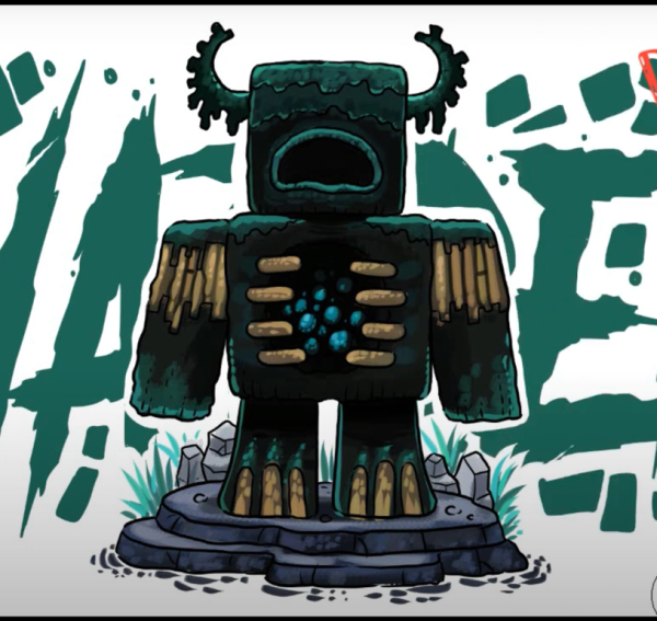 How to draw Minecraft Warden