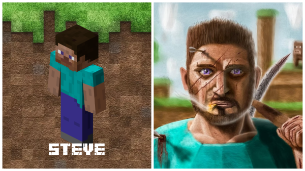 Steve майнкрафт real Life
