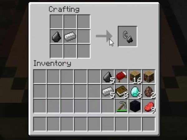 Как сделать в Minecraft зажигалку