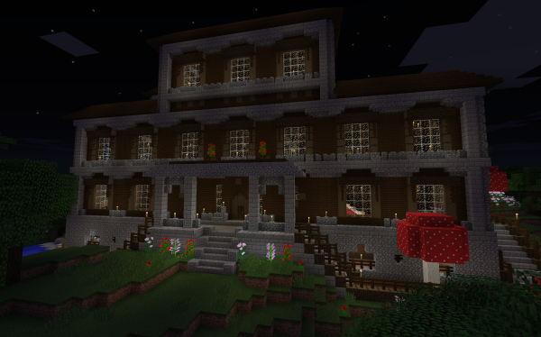 Woodland Mansion майнкрафт