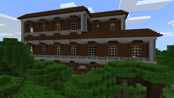 Minecraft особняк разбойников