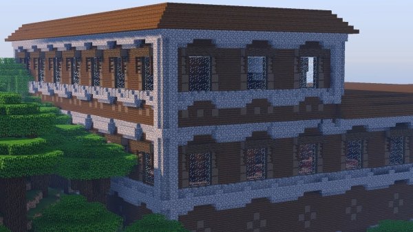 Minecraft особняк разбойников