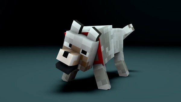 Minecraft собака