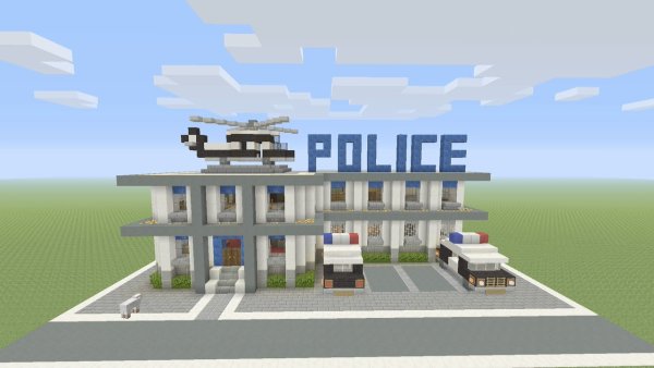 Minecraft полицейский участок