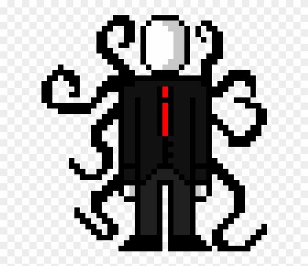Slenderman Pixel Art