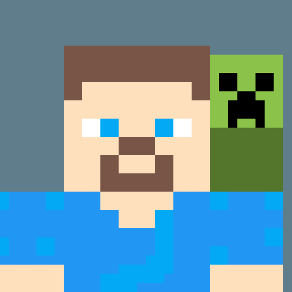 Стив Minecraft пиксели