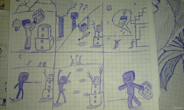 Рисунки на тему майнкрафт