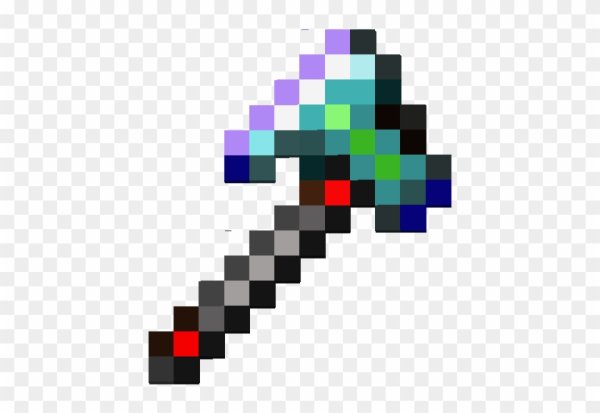 Minecraft алмазный топор