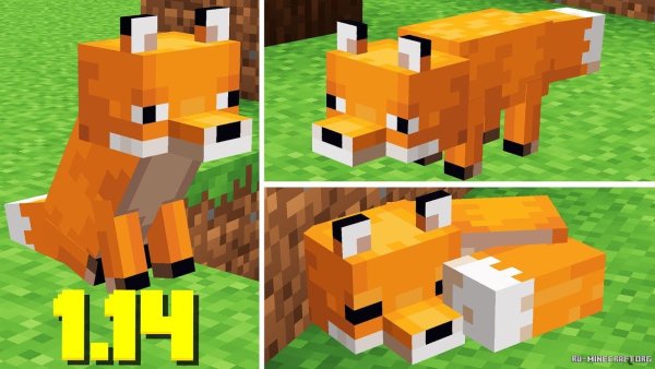 Лиса майнкрафт 1.14.4