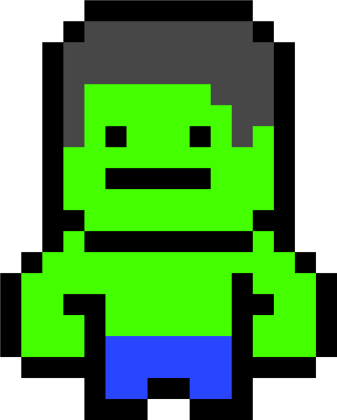 Халк Pixel Art