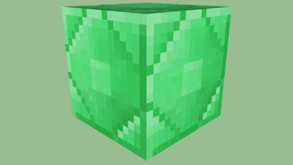 Изумрудный блок 16x16 1.16