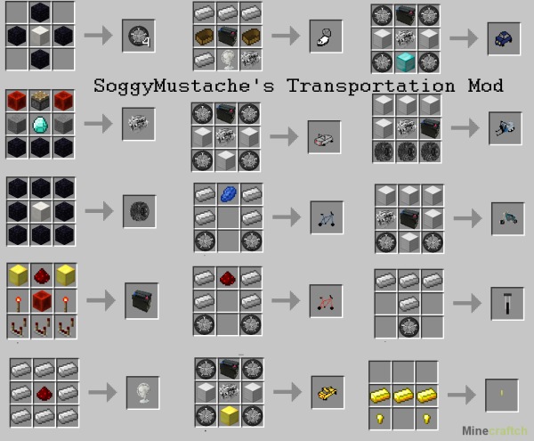 Мод vehicle 1.12.2 крафты гаечный ключ