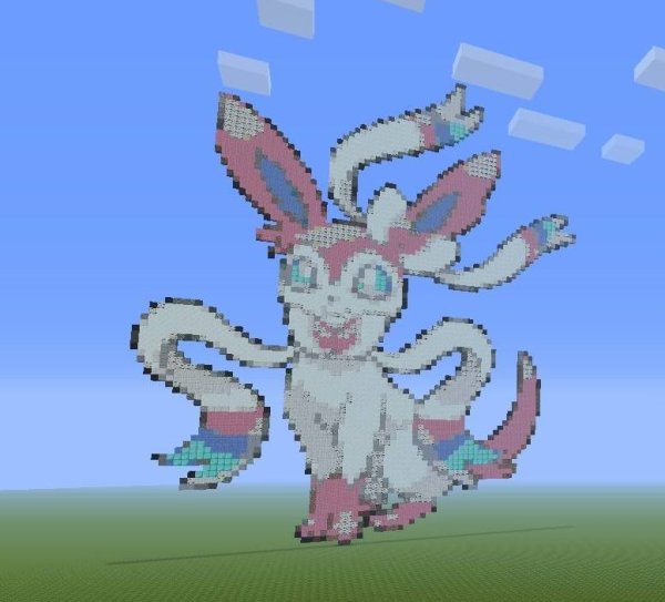 Pokemon Sylveon Pixel Art