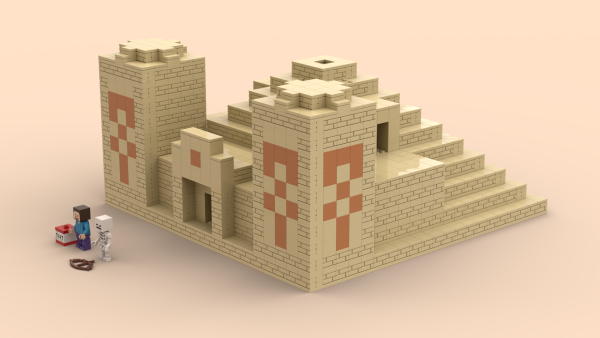 Minecraft LEGO Desert Temple