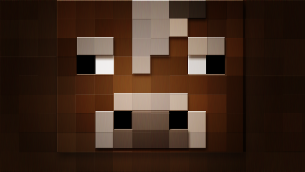 Minecraft Cow head PNG