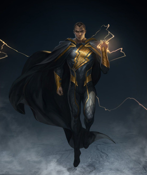 Чёрный адам Injustice 2 концепт арт