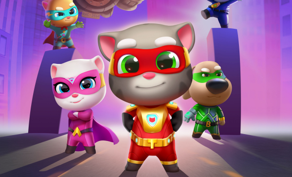 Talking Tom погоня героев