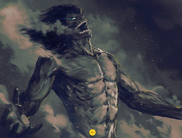 Атака титанов Эрен Титан арт