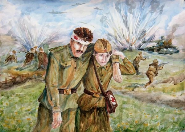 Композиция на военную тему