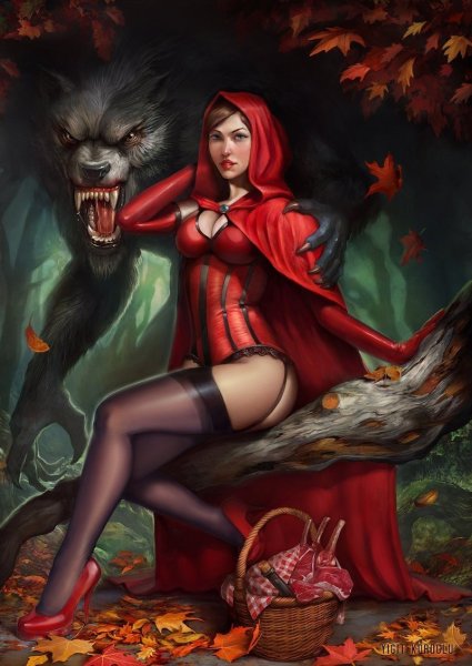 Grimm Fairy Tales красная шапочка
